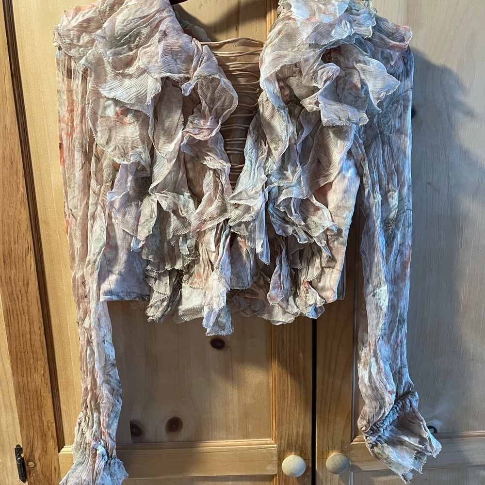 Zimmermann ruffle blouse